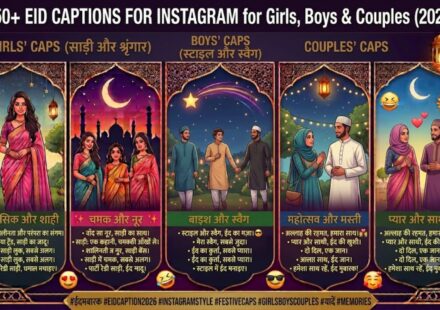 250+ Eid Captions for Instagram for Girls, Boys & Couples (2026)