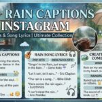 300+ Rain Captions for Instagram with Quotes and Song Lyrics