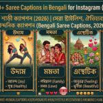 350+ Saree Captions in Bengali for Instagram (2026) | Best Stylish, Traditional & Aesthetic Captions