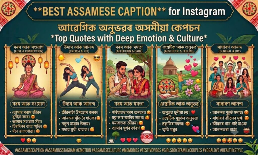 Best assamese caption for instagram