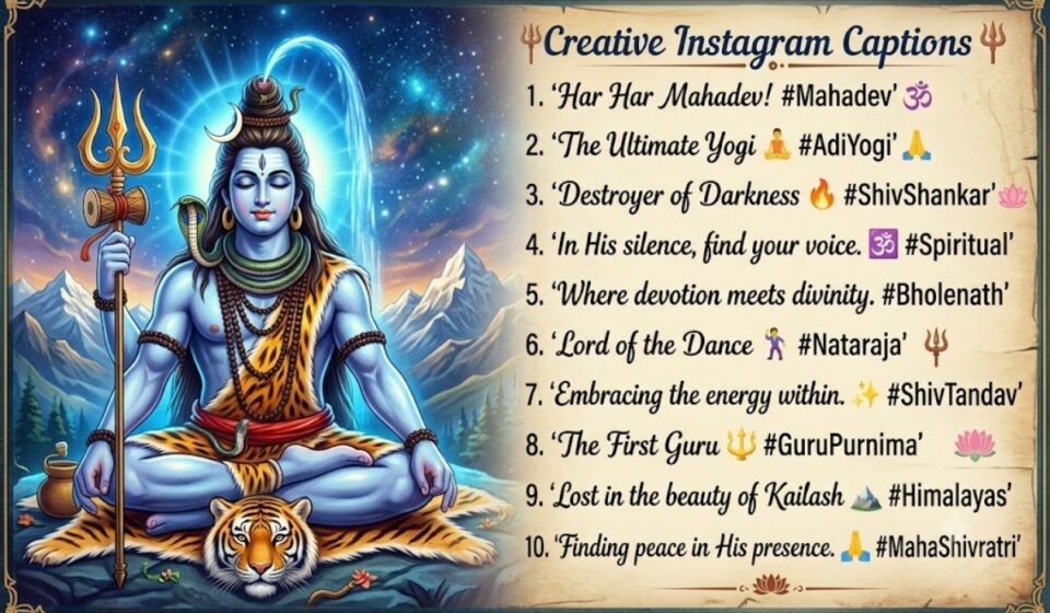 Mahadev Captions for Instagram