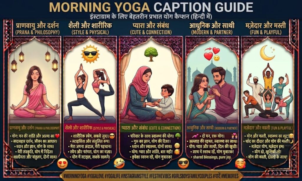 Morning Yoga Captions for Instagram