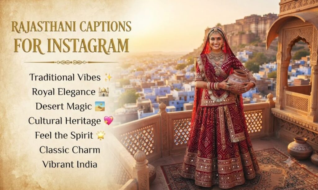 Rajasthani Captions for Instagram