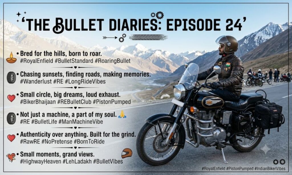 Royal Enfield Bullet Captions for Instagram