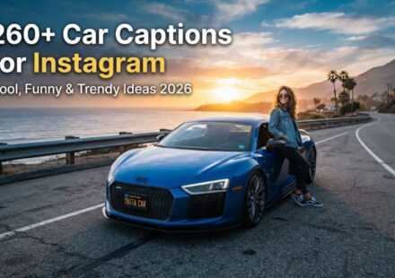 260+ Car Captions for Instagram: Cool, Funny & Trendy Ideas 2026