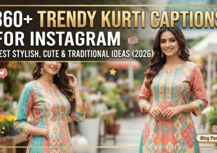 360+ Trendy Kurti Captions for Instagram: Best Stylish, Cute & Traditional Ideas (2026)