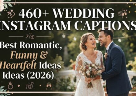 460+ Wedding Instagram Captions: Best Romantic, Funny & Heartfelt Ideas (2026)