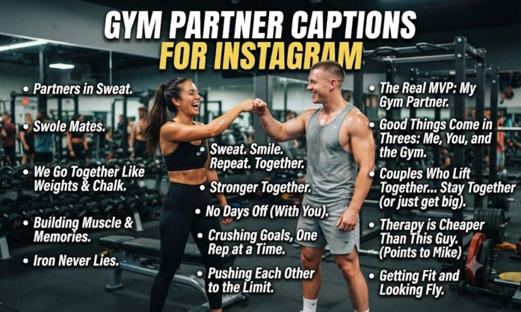 Gym Partner Captions for Instagram
