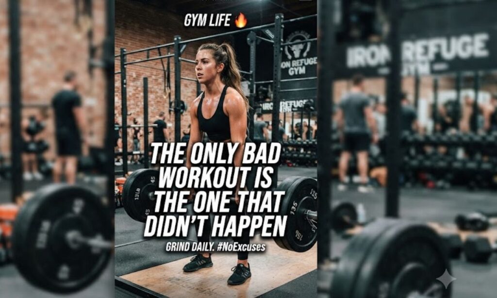 Gym Story Captions