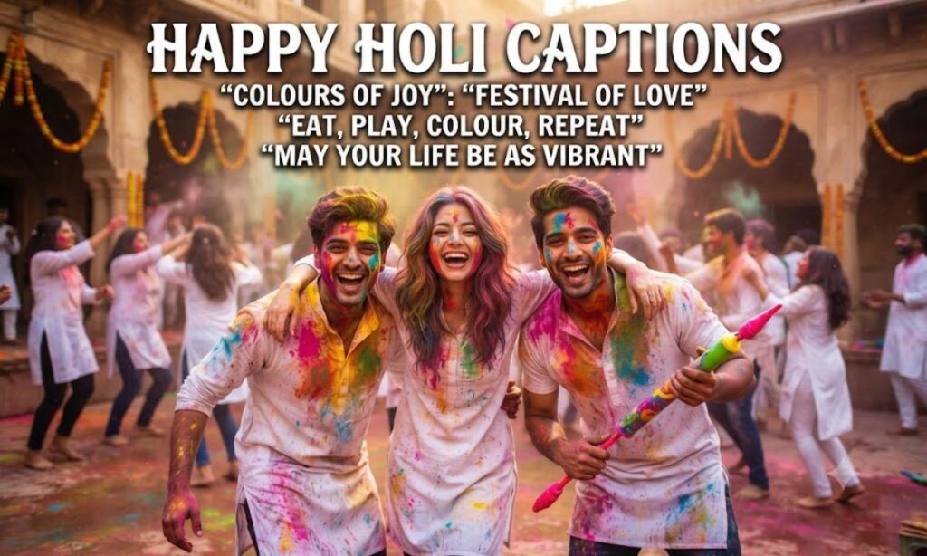 Happy Holi Captions