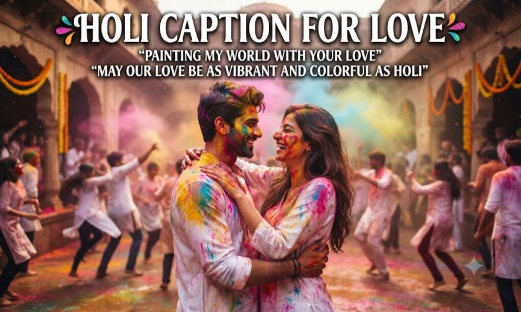 Holi Caption for Love