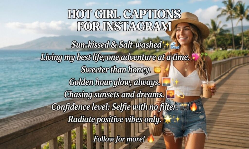 Hot Girl Captions for Instagram 🔥