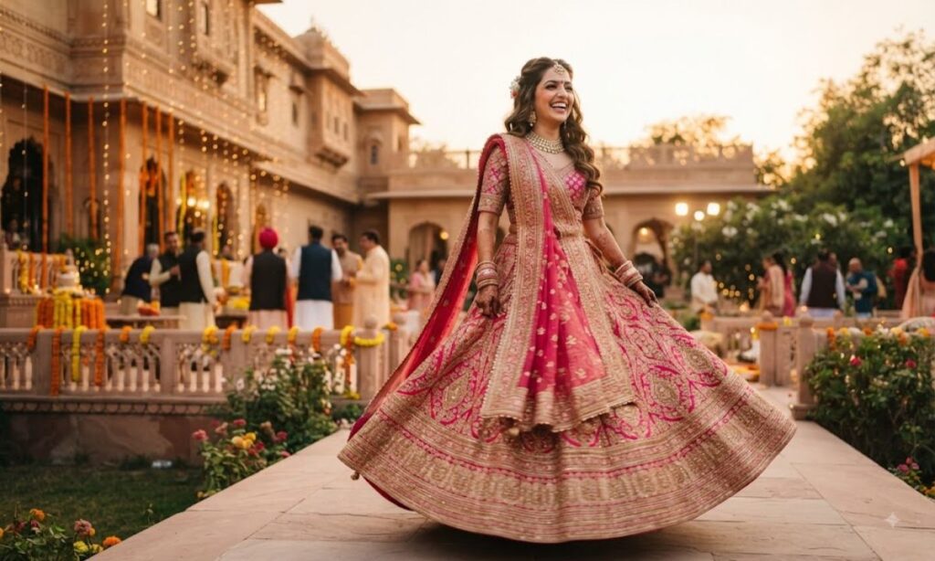 Lehenga Captions for Instagram for Girl