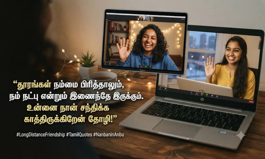 Long Distance Friendship Quotes in Tamil