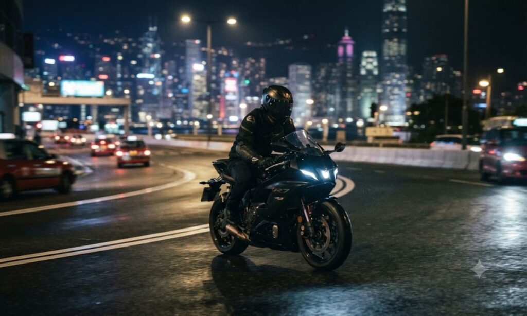 Night Ride Captions