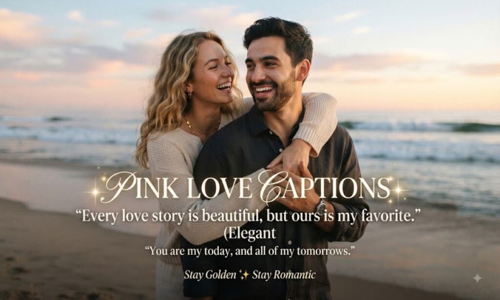 Pink Love Captions