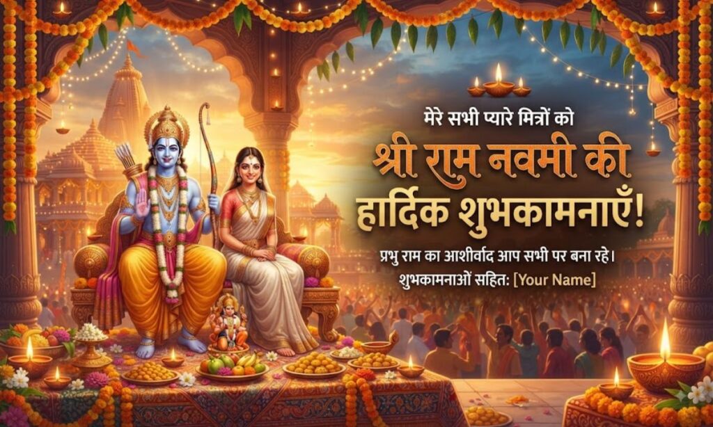 Ram Navami Wishes for Friends in Hindi