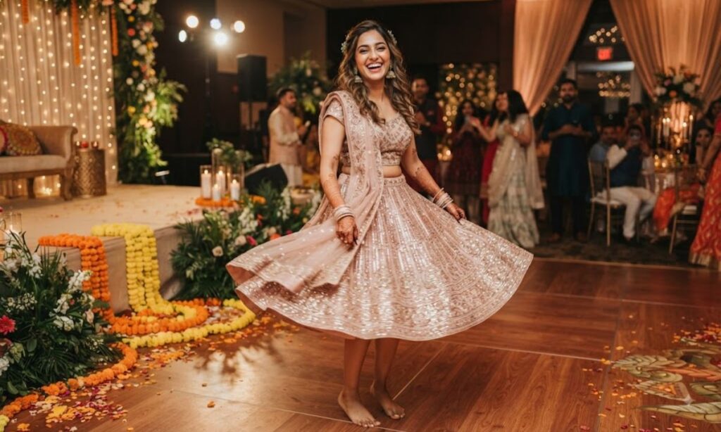 Short Lehenga Captions for Instagram