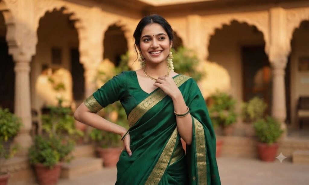 Traditional Look Captions for Instagram for Girl