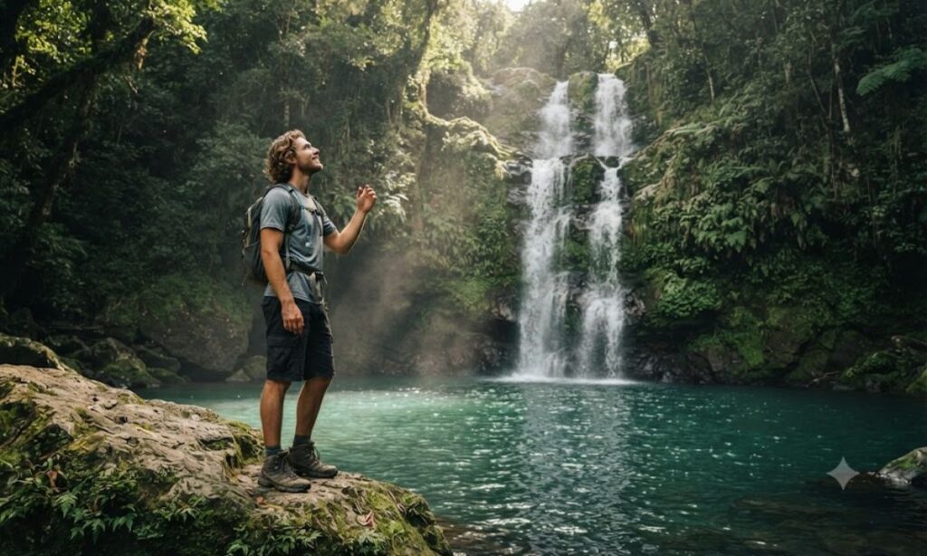 Waterfall captions for Instagram for boy