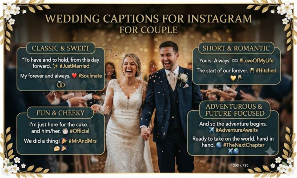 Wedding Captions for Instagram for Couple