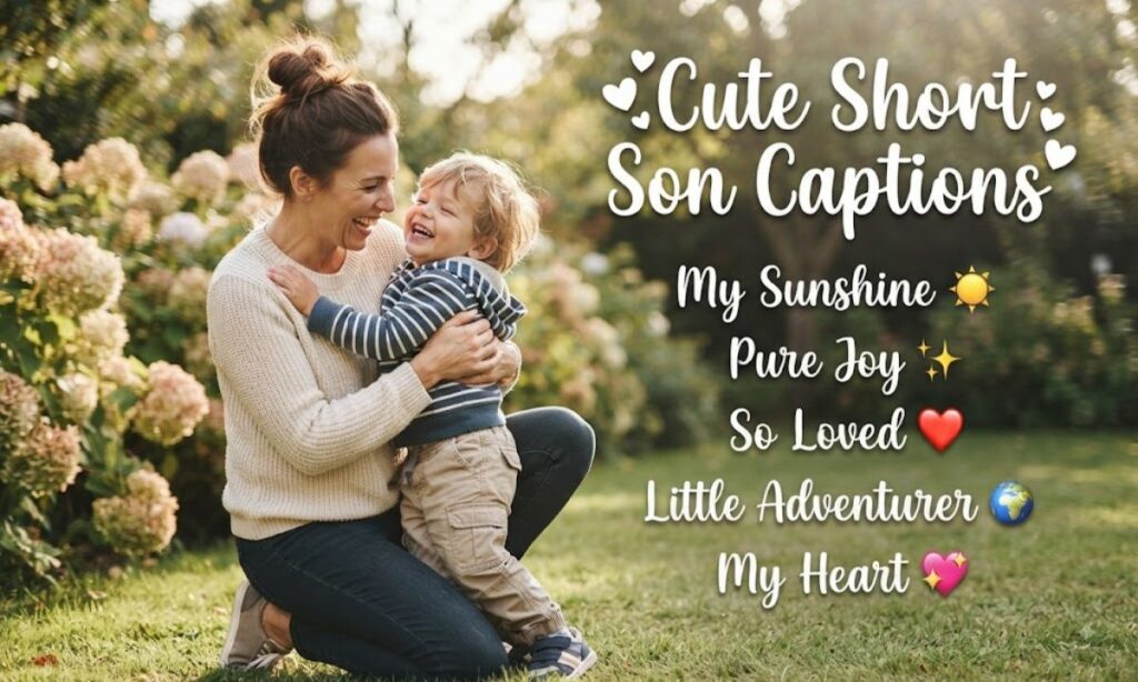 💕 Cute Short Son Captions