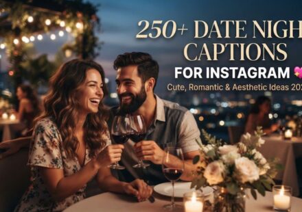 250+ Date Night Captions for Instagram 💖 Cute, Romantic & Aesthetic Ideas 2026