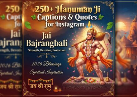 250+ Hanuman Ji Captions & Quotes for Instagram 🙏 Jai Bajrangbali 2026