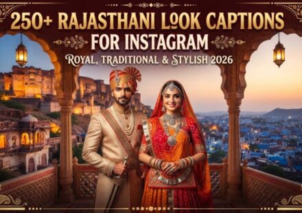 250+ Rajasthani Look Captions for Instagram: Royal, Traditional & Stylish 2026