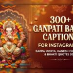 300+ Ganpati Bappa Captions for Instagram 🙏 Bappa Morya, Ganesh Chaturthi & Bhakti Quotes 2026