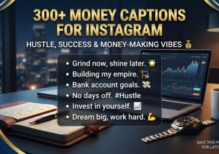 300+ Money Captions for Instagram: Hustle, Success & Money-Making Vibes 💰