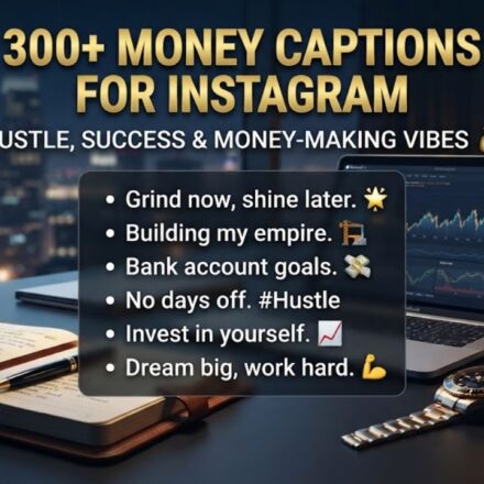 300+ Money Captions for Instagram: Hustle, Success & Money-Making Vibes 💰