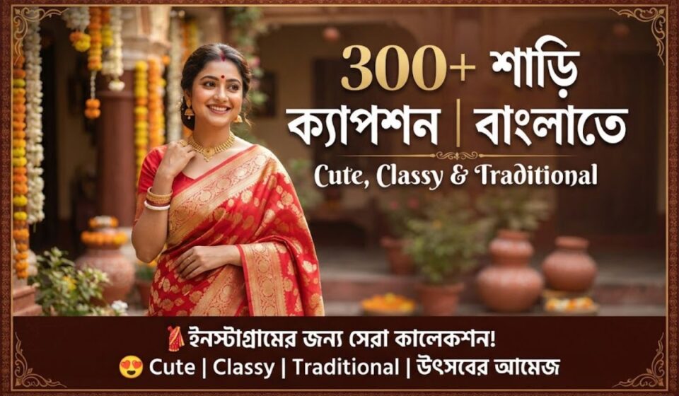 300+ Saree Captions in Bengali for Instagram: Cute, Classy & Traditional