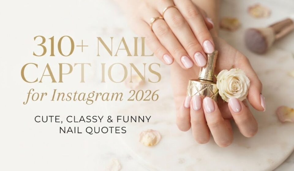310+ Nail Captions for Instagram 2026: Cute, Classy & Funny Nail Quotes