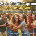 350+ Cousin Captions for Instagram: Funny, Cute & Crazy Cousin Quotes 2026