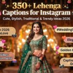 350+ Lehenga Captions for Instagram: Cute, Stylish, Traditional & Trendy Ideas 2026