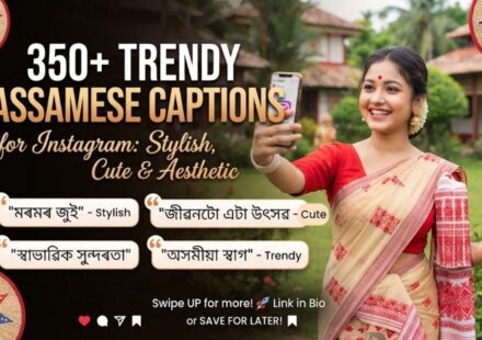 350+ Trendy Assamese Captions for Instagram: Stylish, Cute & Aesthetic