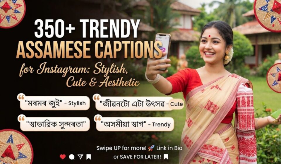 350+ Trendy Assamese Captions for Instagram: Stylish, Cute & Aesthetic