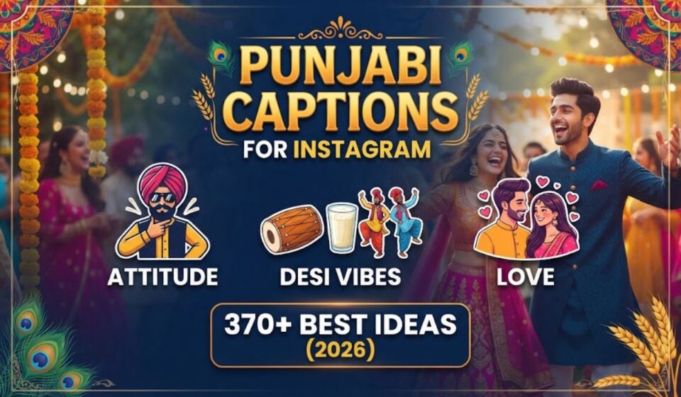 370+ Punjabi Captions for Instagram: Attitude, Love & Desi Vibes (2026)