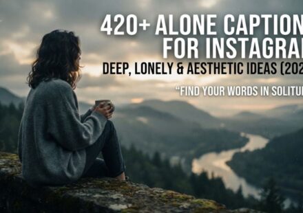 420+ Alone Captions for Instagram: Deep, Lonely & Aesthetic Ideas (2026)