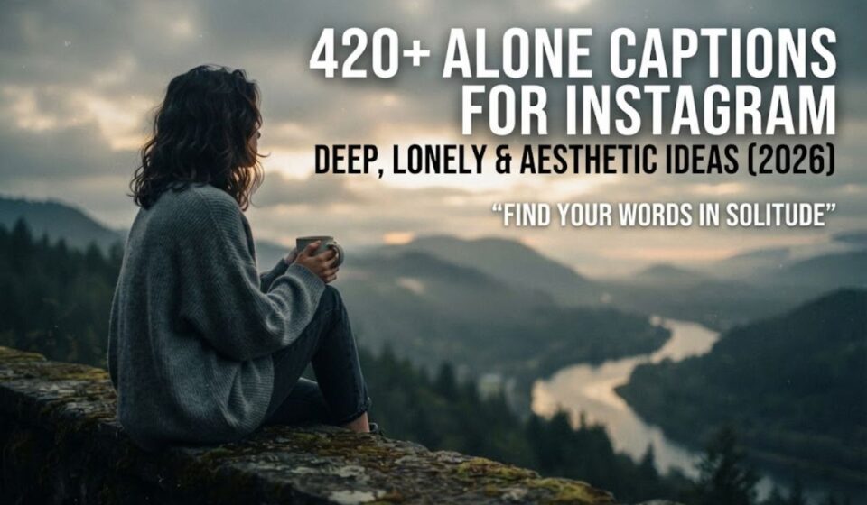 420+ Alone Captions for Instagram: Deep, Lonely & Aesthetic Ideas (2026)