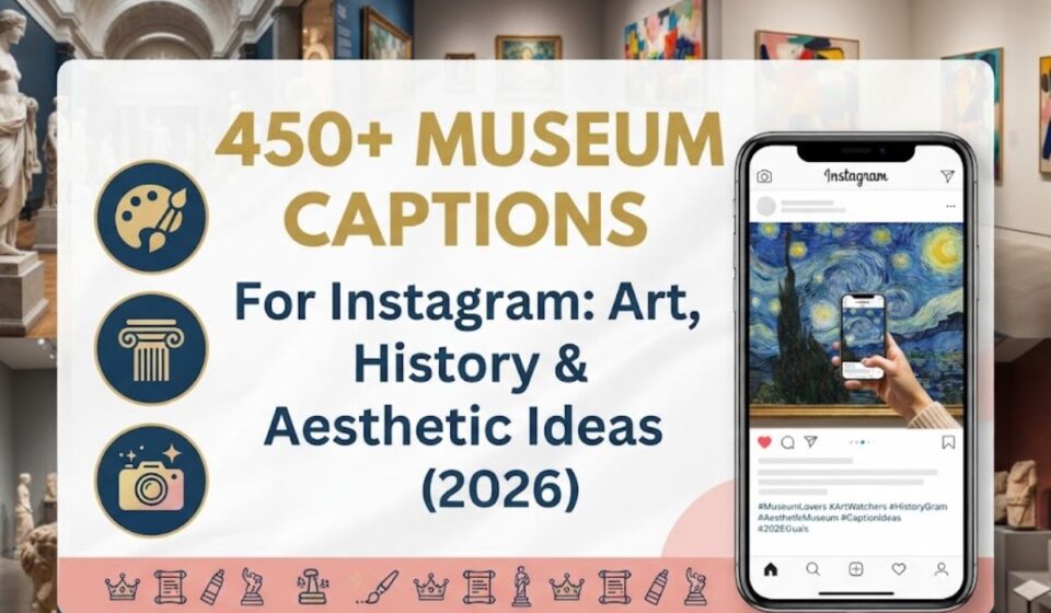 450+ Museum Captions for Instagram: Art, History & Aesthetic Ideas (2026)