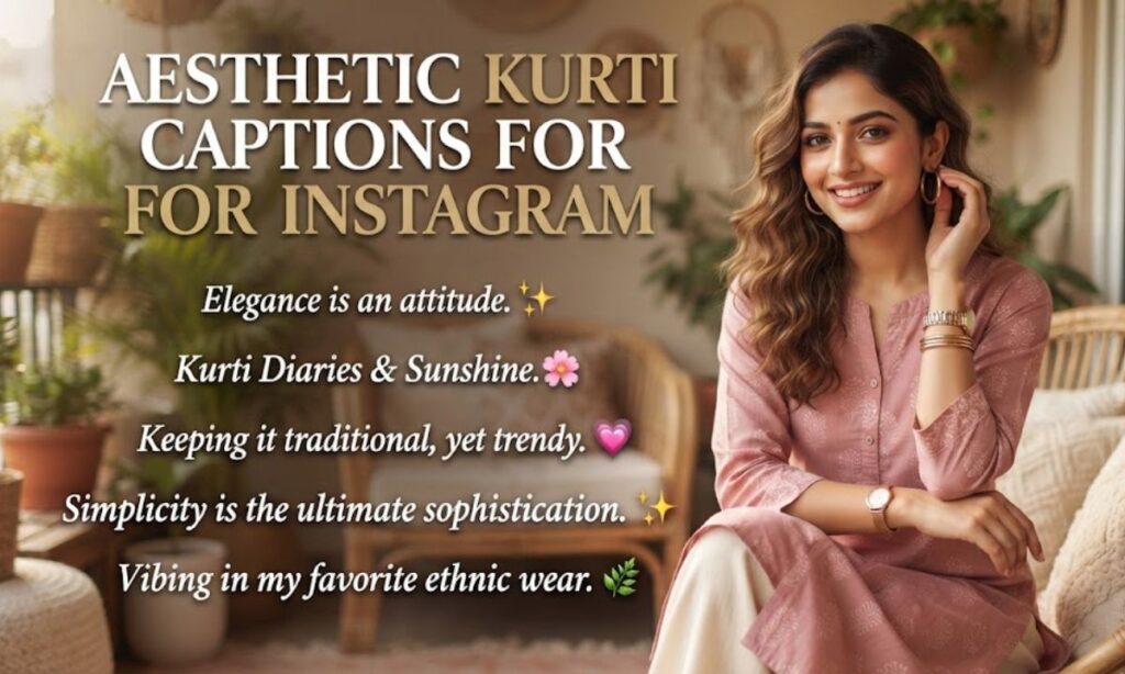 Aesthetic Kurti Captions for Instagram