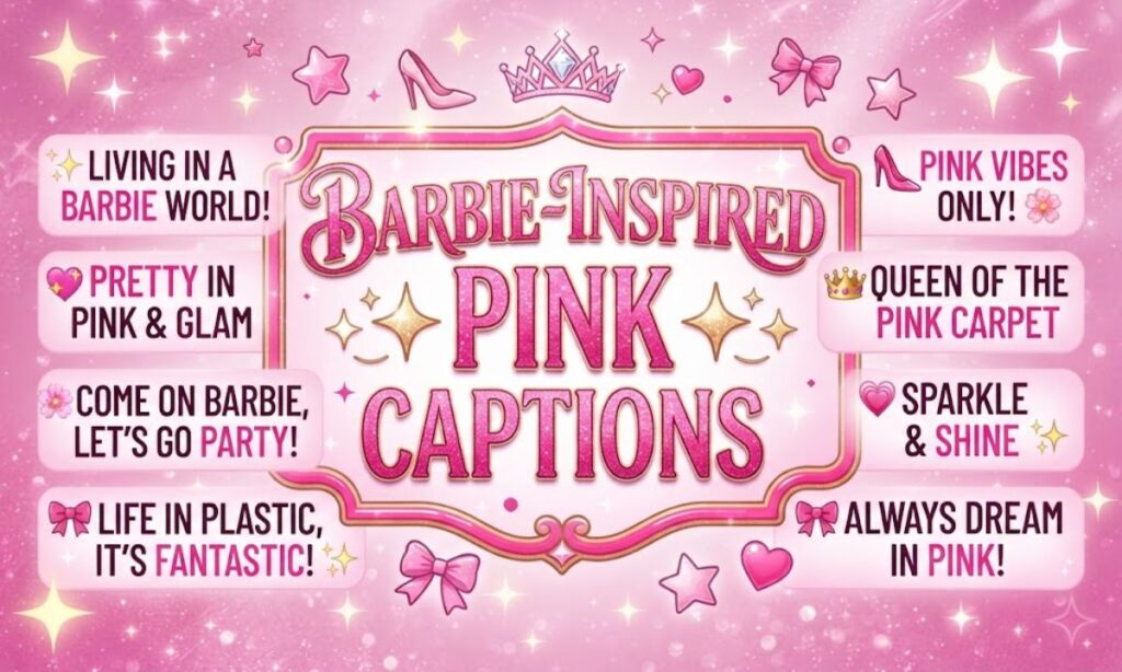 Barbie-Inspired Pink Captions