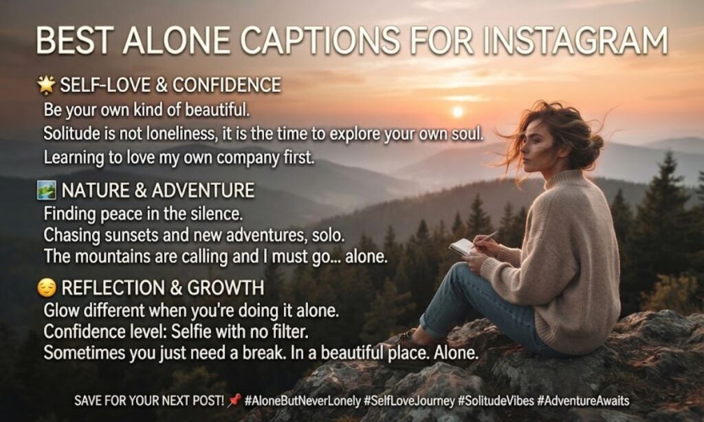 Best Alone Captions for Instagram