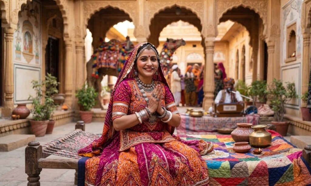 Best Captions for Rajasthani Look