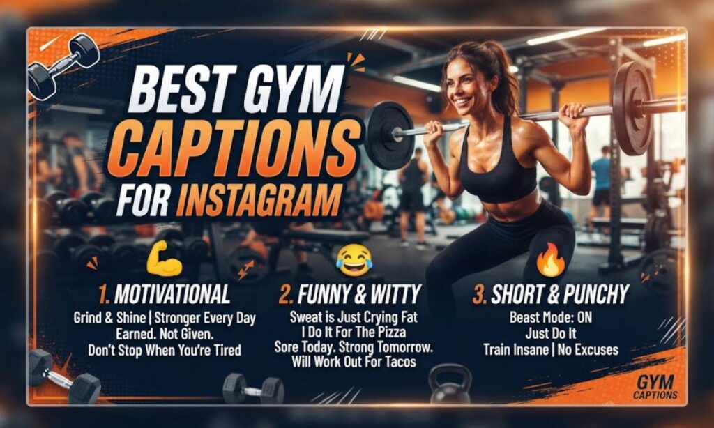 Best Gym Captions for Instagram