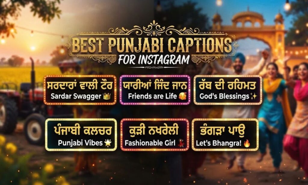 Best Punjabi Captions for Instagram