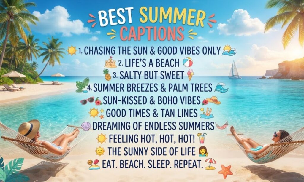 Best Summer Captions