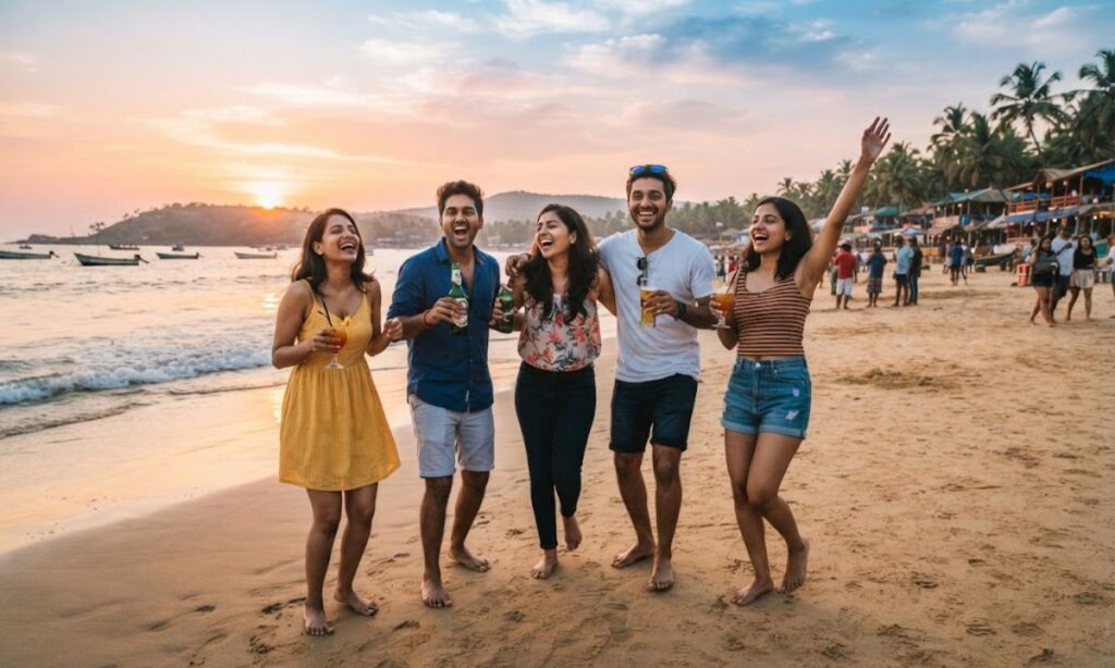 Caption for Goa Trip with Friends